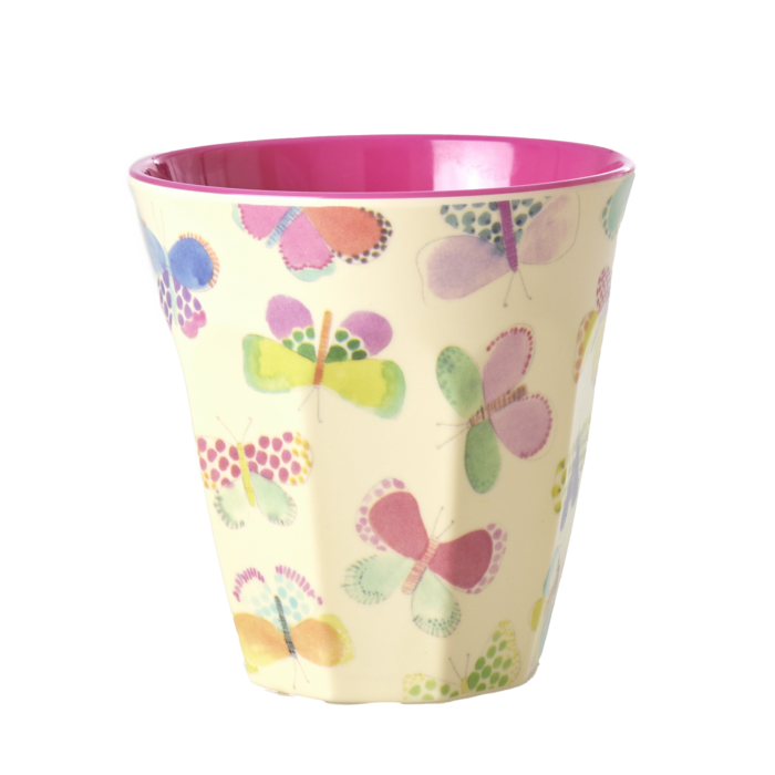 RICE -  Middelgroot beker - Butterfly