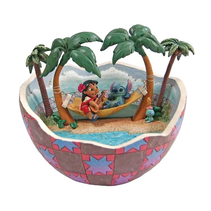 Disney Traditions Island Hideaway (Lilo & Stitch Coconut PRE-ORDER) - Disney Traditions