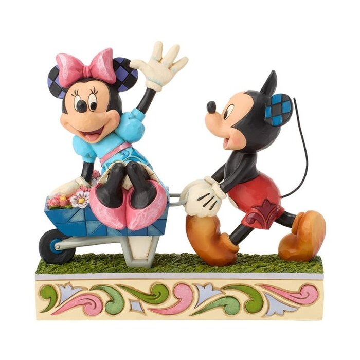 Disney Traditions Mickey & Minnie Wheelbarrow (PRE-ORDER) - Disney Traditions