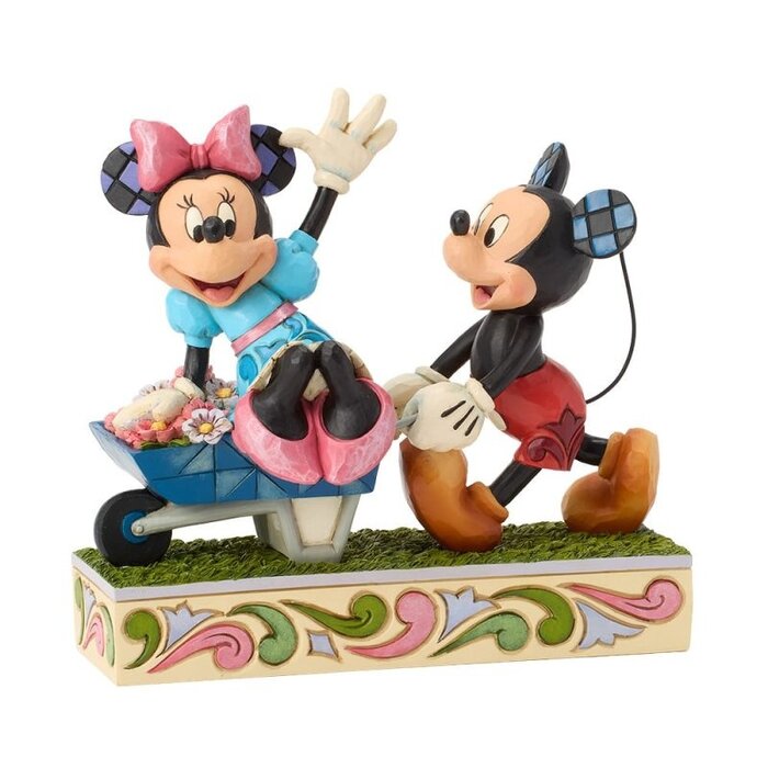 Disney Traditions - Mickey & Minnie Wheelbarrow (PRE-ORDER)