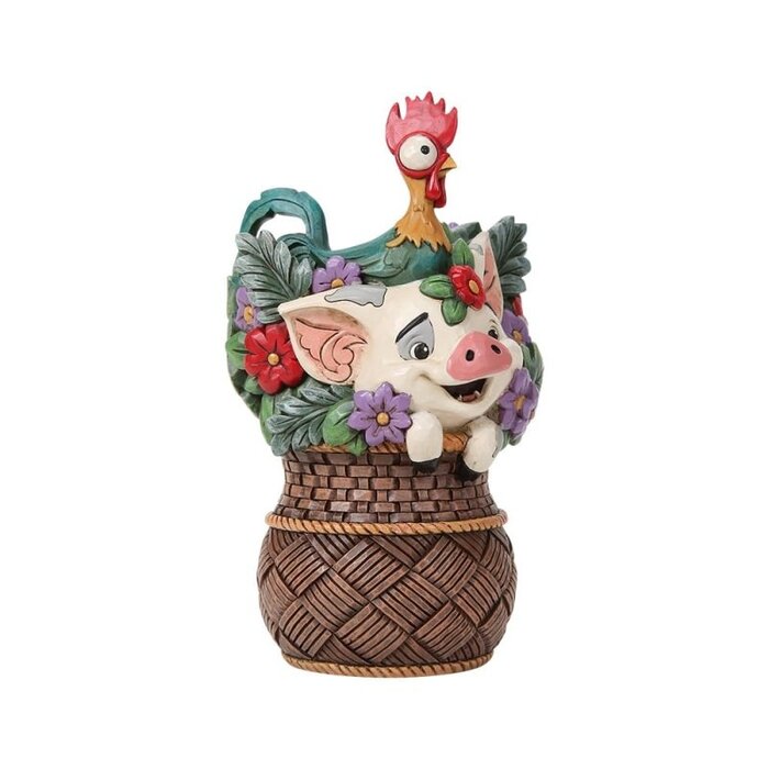 Disney Traditions - Paradise Pals (Pua & Hei Hei Flower Basket PRE-ORDER)