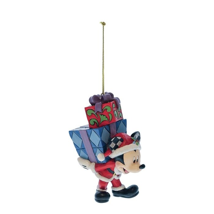 Disney Traditions Mickey with Gifts Hanging Ornament - Disney Traditions