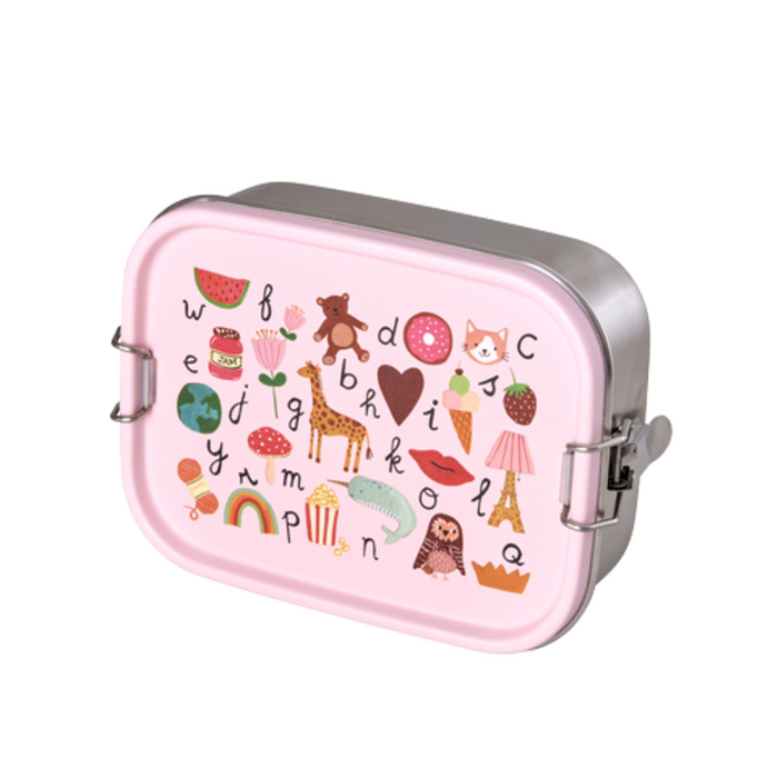 RICE RVS Lunchbox - ABC Pink - RICE