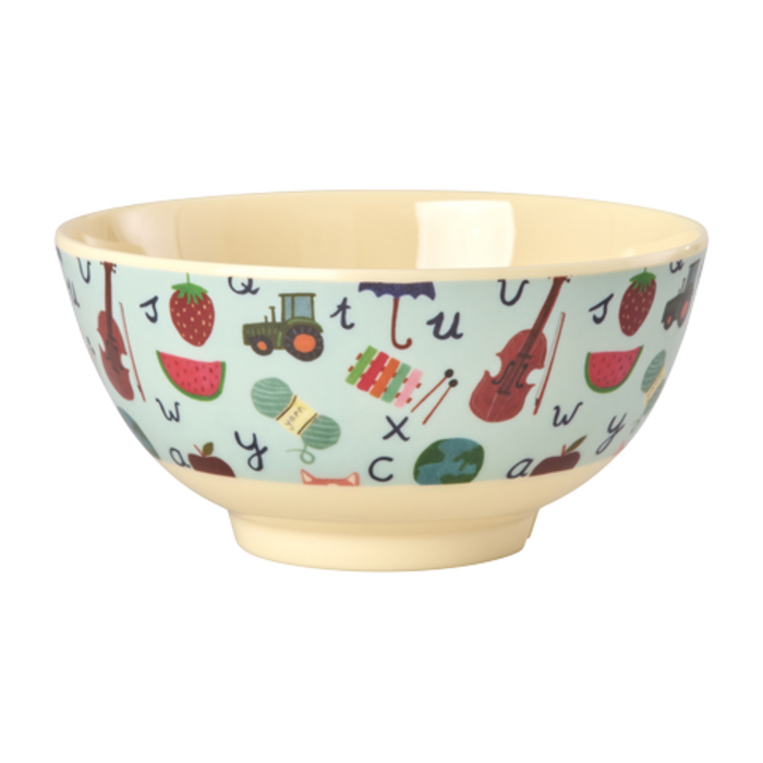 RICE - Medium Kinderkom - ABC Blauw
