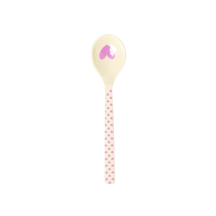 RICE Theelepel - Favorite Hearts - Donker Roze - RICE