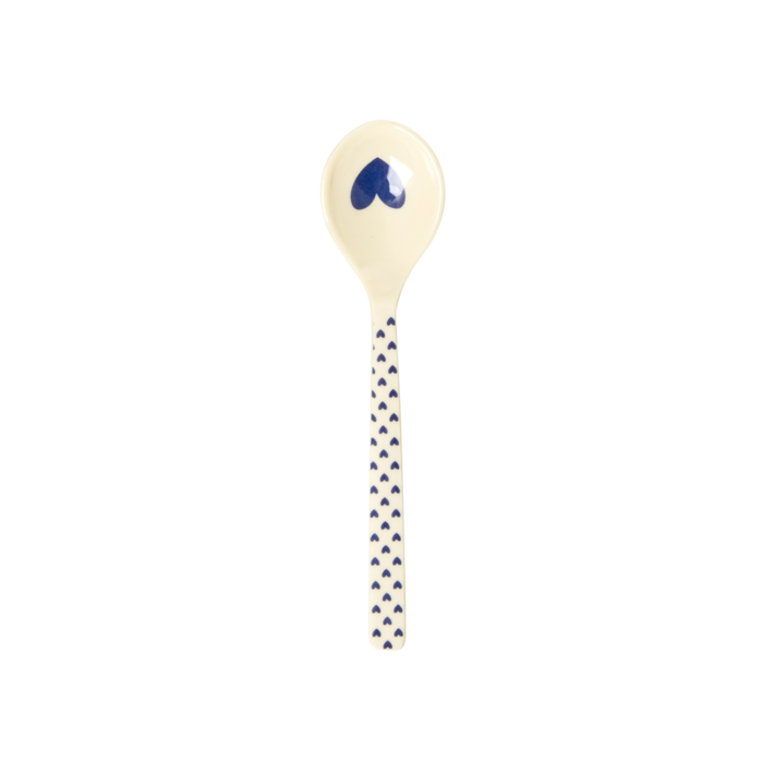 RICE - Theelepel - Favorite Hearts - Donker Blauw