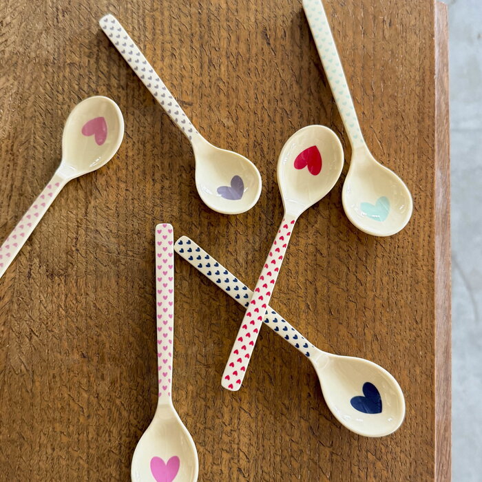 RICE - Theelepel - Favorite Hearts - Lila