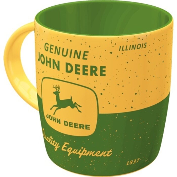 Nostalgic Art John Deere Mok - Yellow Green - Nostalgic Art