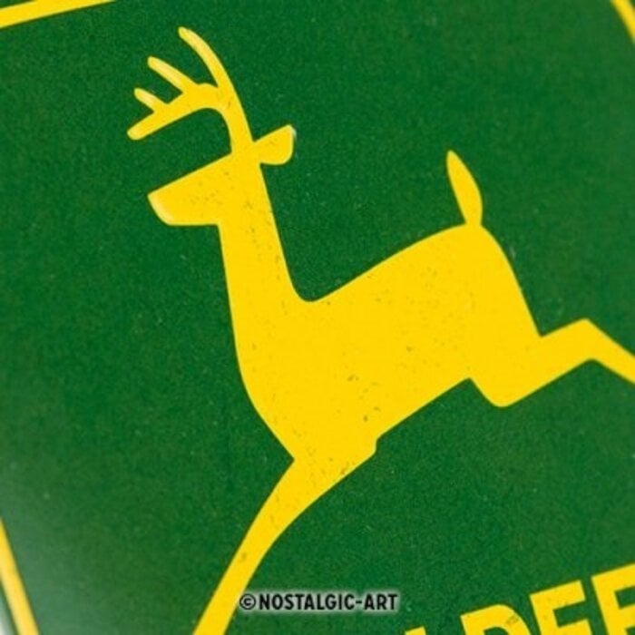 Nostalgic Art - John Deere Metalen Wandbord Rond - Parts & Service