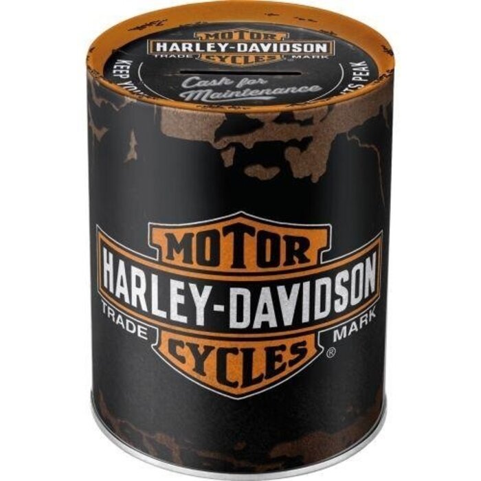 Nostalgic Art Harley Davidson Olievat Spaarpot - Genuine Logo - Nostalgic Art