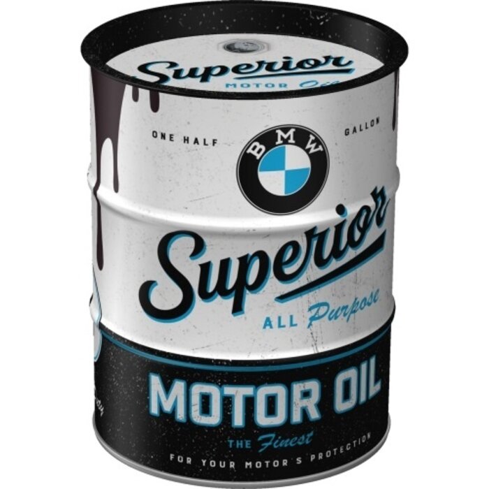 Nostalgic Art - BMW Olievat Spaarpot - Superior Motor Oil