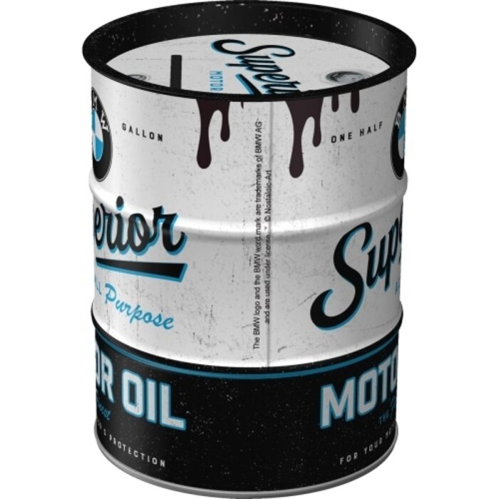 Nostalgic Art - BMW Olievat Spaarpot - Superior Motor Oil