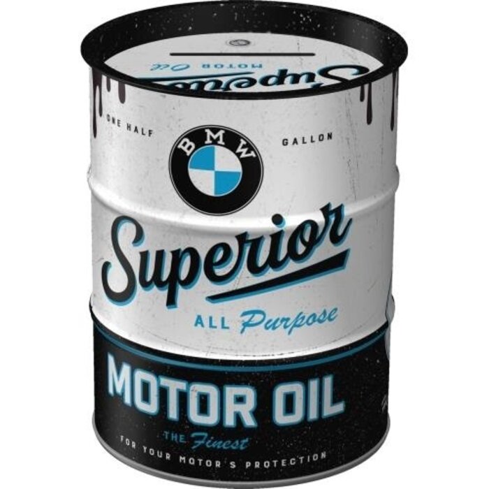Nostalgic Art - BMW Olievat Spaarpot - Superior Motor Oil