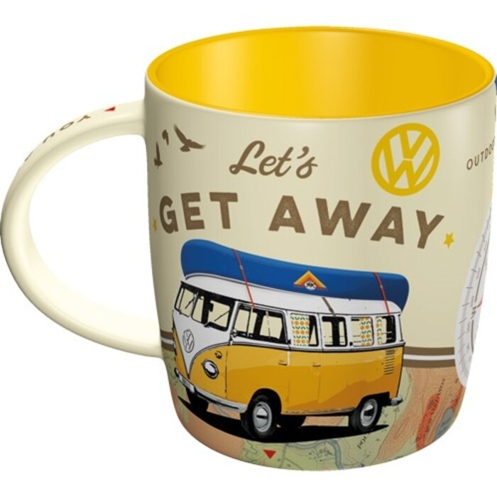 Nostalgic Art - Volkswagen Mok - VW Bulli Let’s Get Away