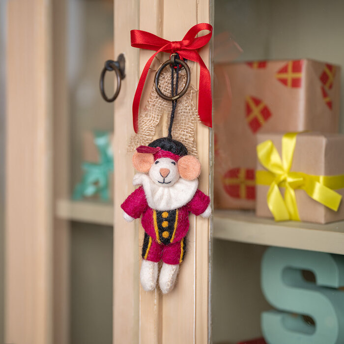 Sjaal met Verhaal – Hanger Muis Pietermuis Cyclaam