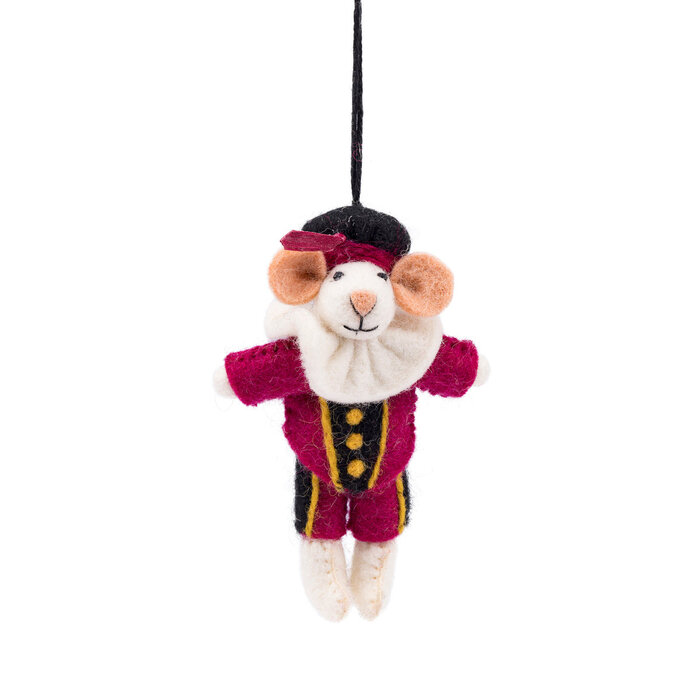 Sjaal met Verhaal – Hanger Muis Pietermuis Cyclaam