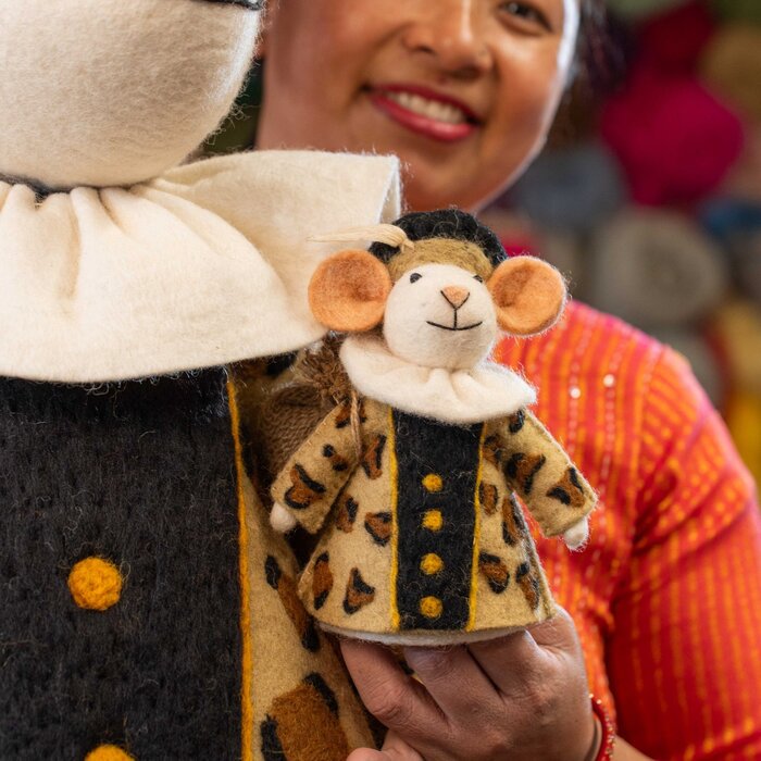 Sjaal met Verhaal – Decoratie Muis Panterpiet