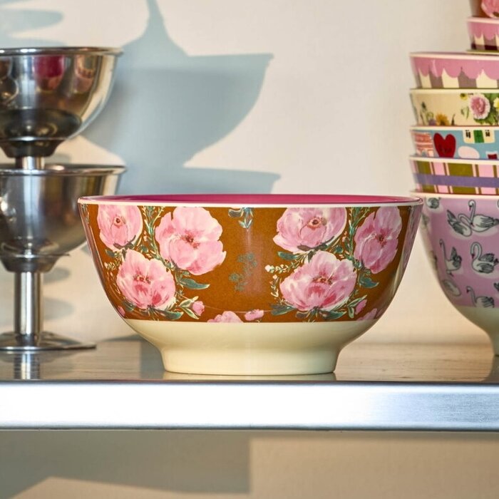 RICE - Medium Kom - Floral Fiesta Rose
