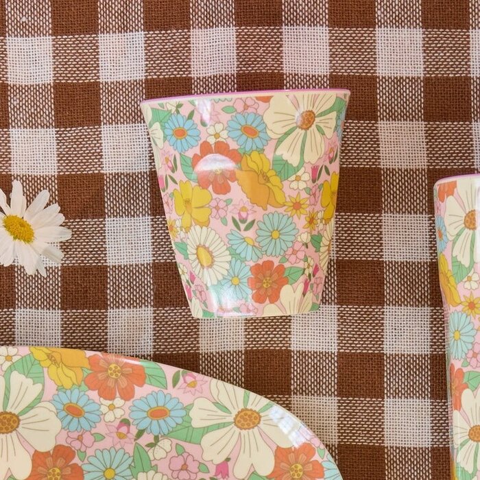 RICE -  Middelgroot beker - Flower Power