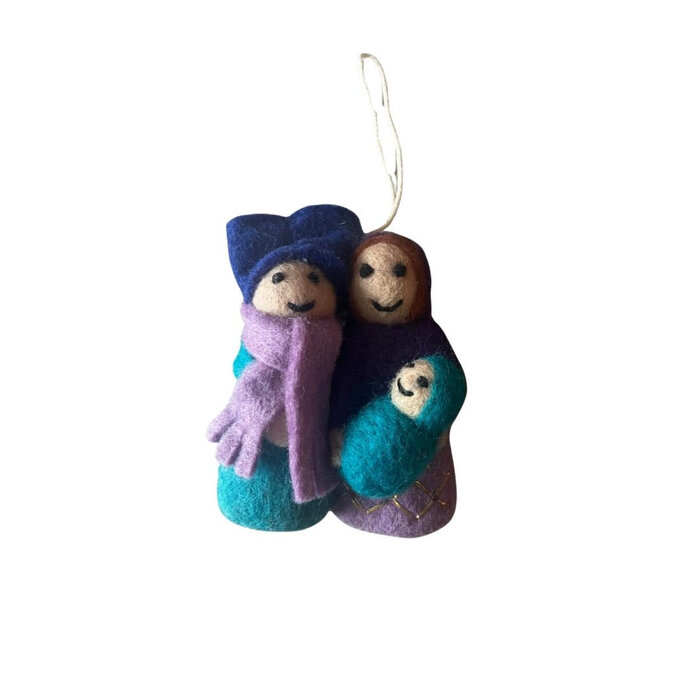 Sjaal met Verhaal – Hanger Jozef & Maria Multicolor