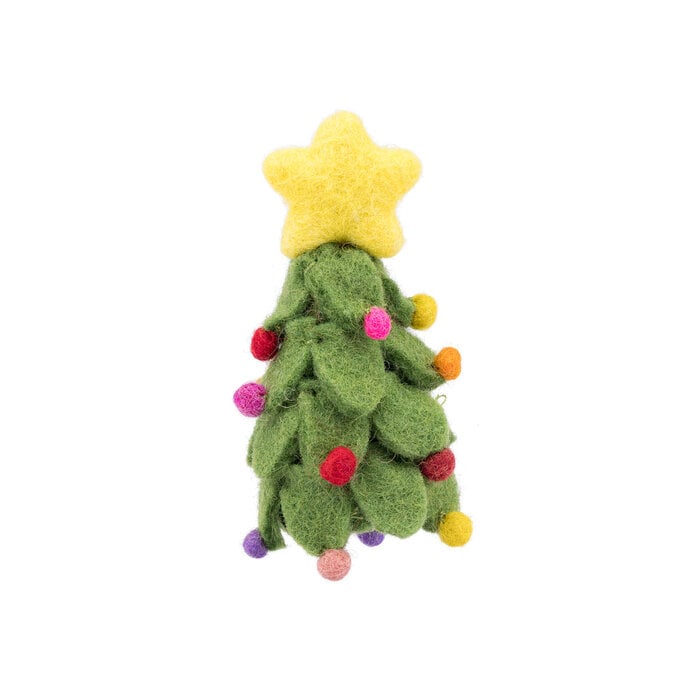 Sjaal met Verhaal – Vingerpopje Kerstboom Multicolor