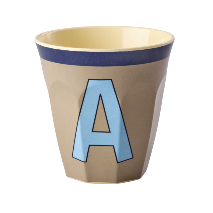 RICE A - Middelgroot beker - Vintage Dark Beige - RICE