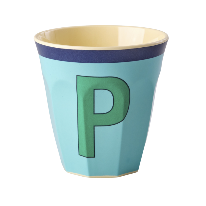 RICE - Medium Alphabet Cup P Vintage Mint