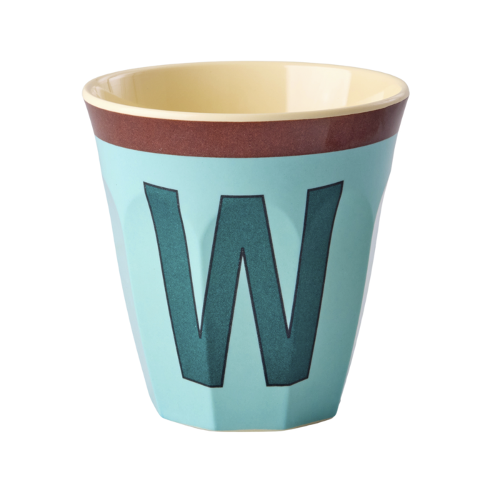 RICE - Medium Alphabet Cup W Vintage Mint