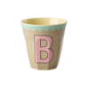 B - Middelgroot Beker - Vintage Beige - RICE