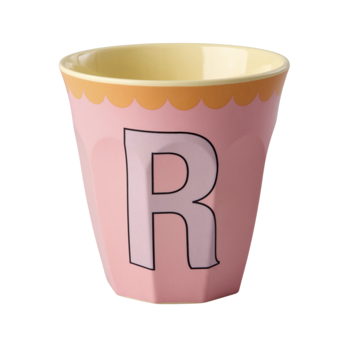 RICE - R - Middelgroot Beker -  Vintage Pink