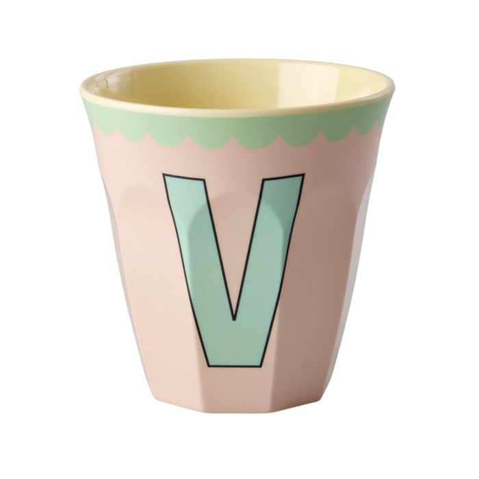 RICE - V - Middelgroot Beker - Vintage Soft Pink