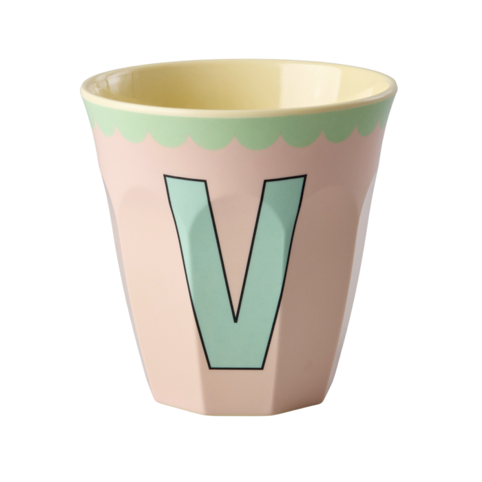 RICE V - Middelgroot Beker - Vintage Soft Pink - RICE