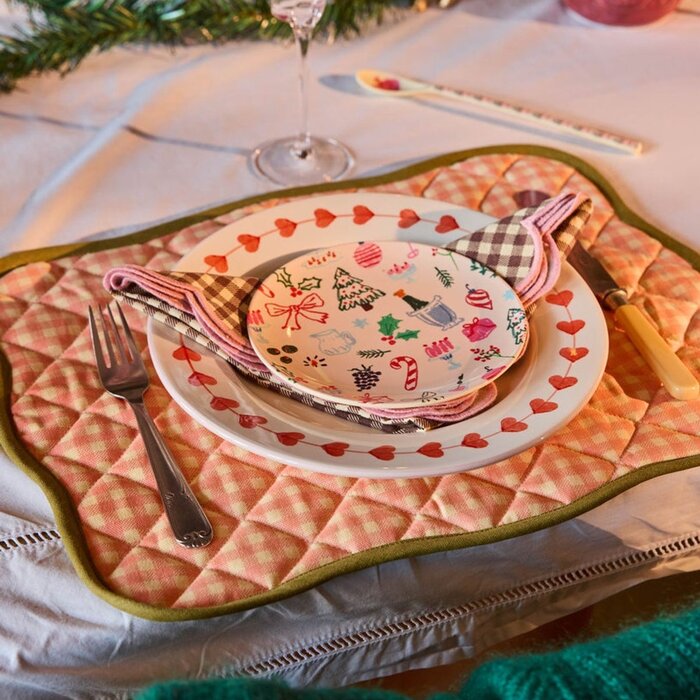 RICE - Klein Rond Taartbordje - Xmas Galore