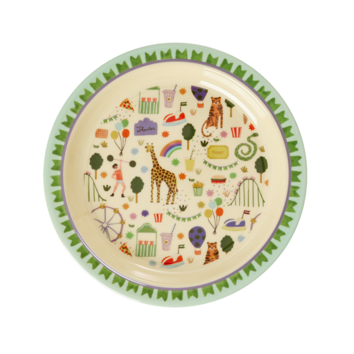 RICE Kinderbord Mint Fun Fair Print - RICE