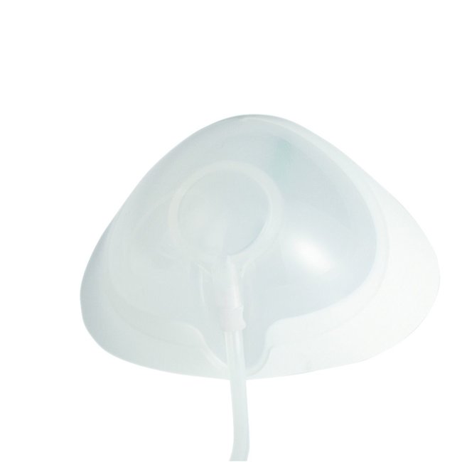 Difrax - Borstkolf buitenschelp incl. 3 maten binnenschelpen