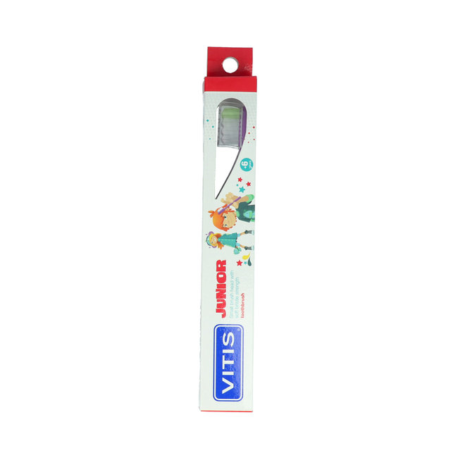 Vitis Junior - 6+ jaar tandenborstel - Paars
