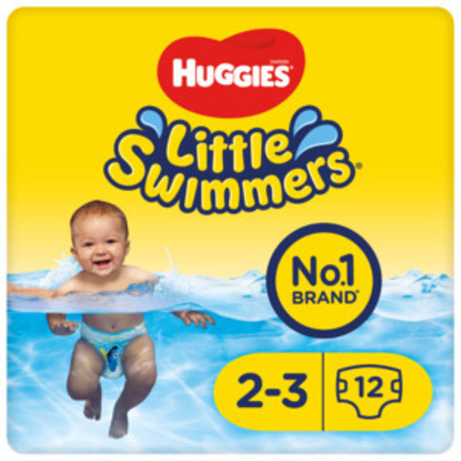 Huggies - Little Swimmers - Maat 2/3 (3-8KG) - 12 stuks