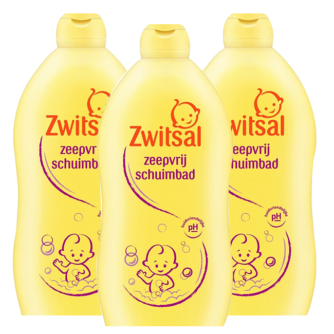 Zwitsal Baby - Schuimbad Zeepvrij - 3 x 700ml - ○ Babydrogist