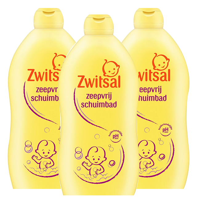 Zwitsal Zwitsal - Zeepvrij Schuimbad - 3 x 700 ml - Voordeelpack