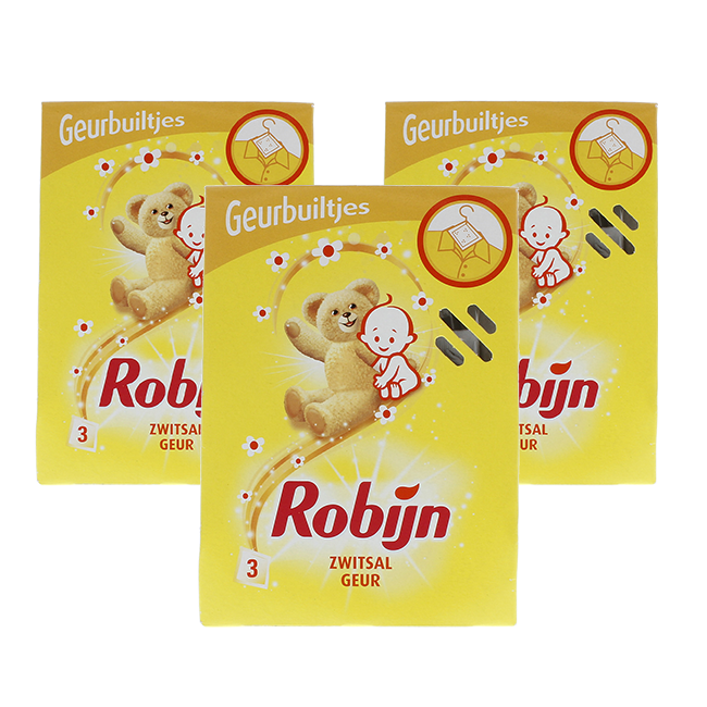 Zwitsal Robijn Geurbuiltjes - Zwitsal - 3 x 3 stuks - Voordeelverpakking