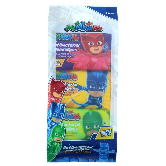 PJ Masks - Hand & Gezichtsdoekjes Snoetenpoetsers - 30 doekjes