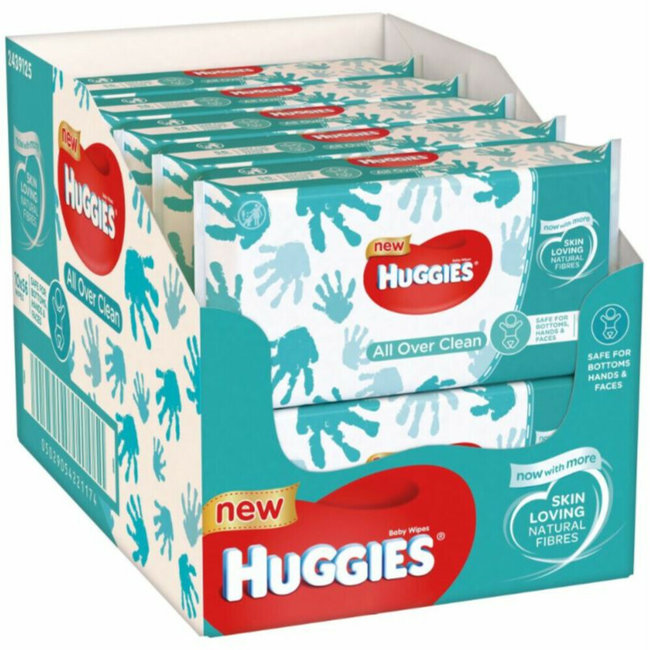 Huggies Huggies - Billendoekjes - All Over Clean - 10 x 56 - 560 stuks
