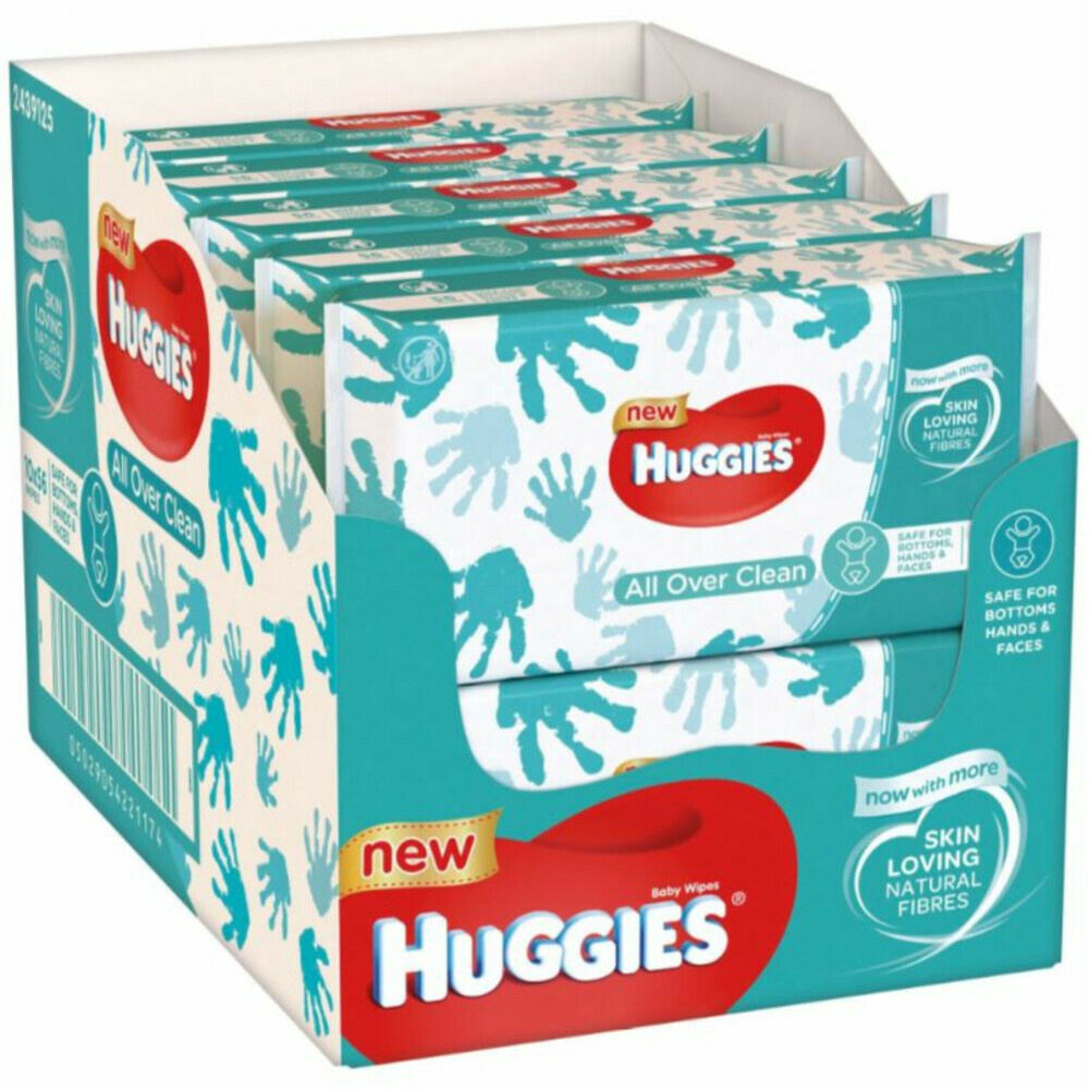 Huggies billendoekjes - Extra Care Sensitive - 8 x 56 stuks