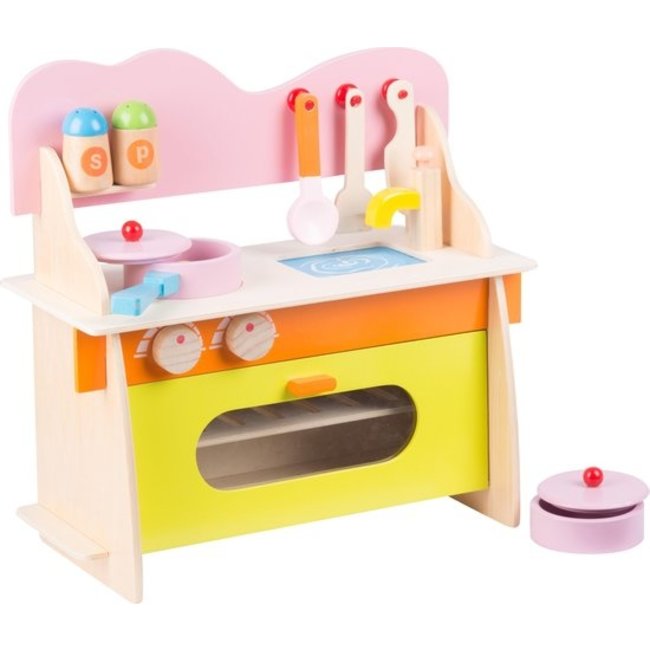 Marionette - Houten Speelgoed Keuken - inclusief 10 Accessoires