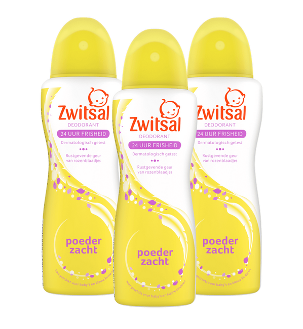 Vader fage Spanje pin Zwitsal - Deodorant Spray - Soft - 3 x 100 ml - Voordeelpack -  Babydrogist.nl