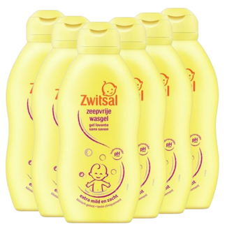Zwitsal Zwitsal - Zeepvrije Wasgel - 6 x 700ml - Voordeelverpakking