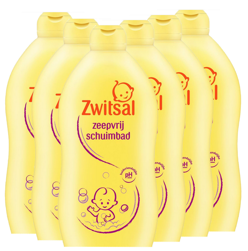 Zwitsal  Zeepvrij Schuimbad - 6 x 700 ml - Voordeelverpakking