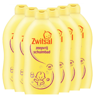 Zwitsal Zwitsal - Zeepvrij Schuimbad - 6 x 700 ml - Voordeelverpakking