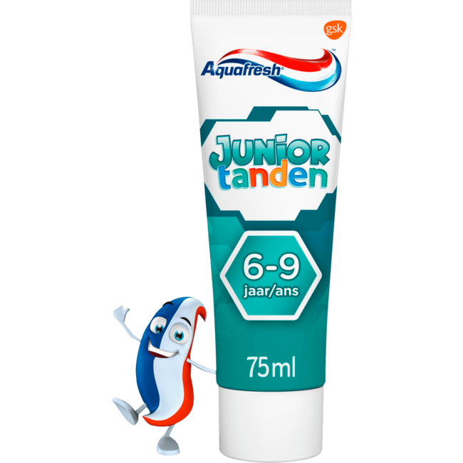 Aquafresh - Tandpasta Junior - 6/9 jaar - 75 ml