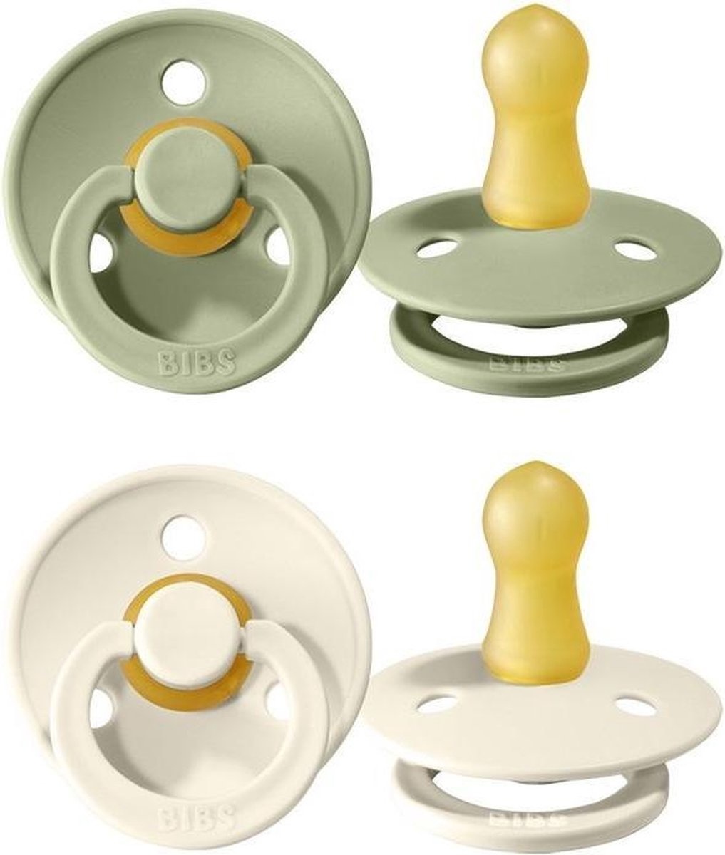 Bibs - Fopspeen - Ivory/Sage - 2 stuks - Stage 2